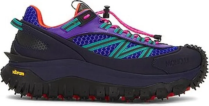 Moncler Trailgrip Low Top Sneakers in Purple
