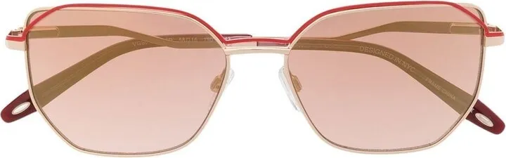 Tinted Butterfly-Frame Sunglasses