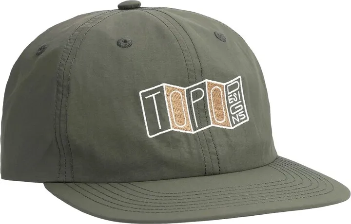 Topo Designs Nylon Ball Cap - Stacked Map