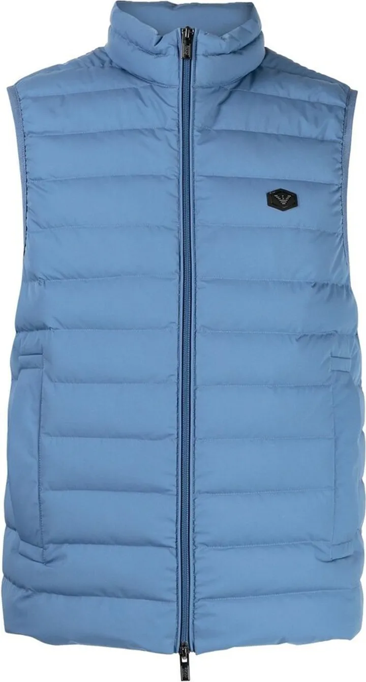 Logo-Plaque Zip-Up Gilet