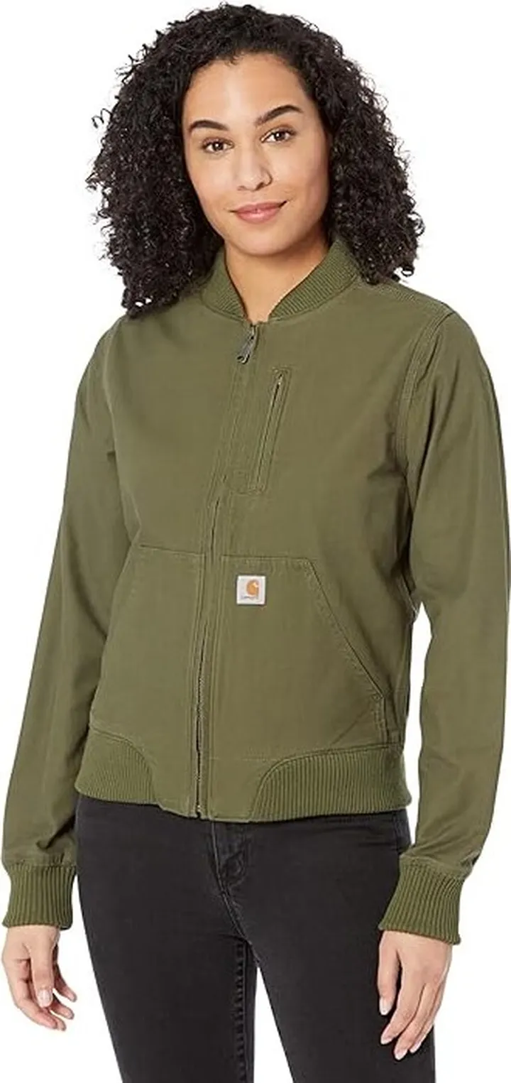 Carhartt Crawford Bomber Jacket (Basil) Women's Coat