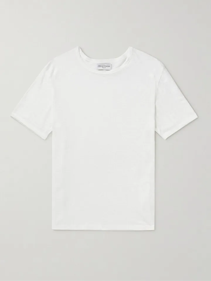 Stretch-Linen T-Shirt