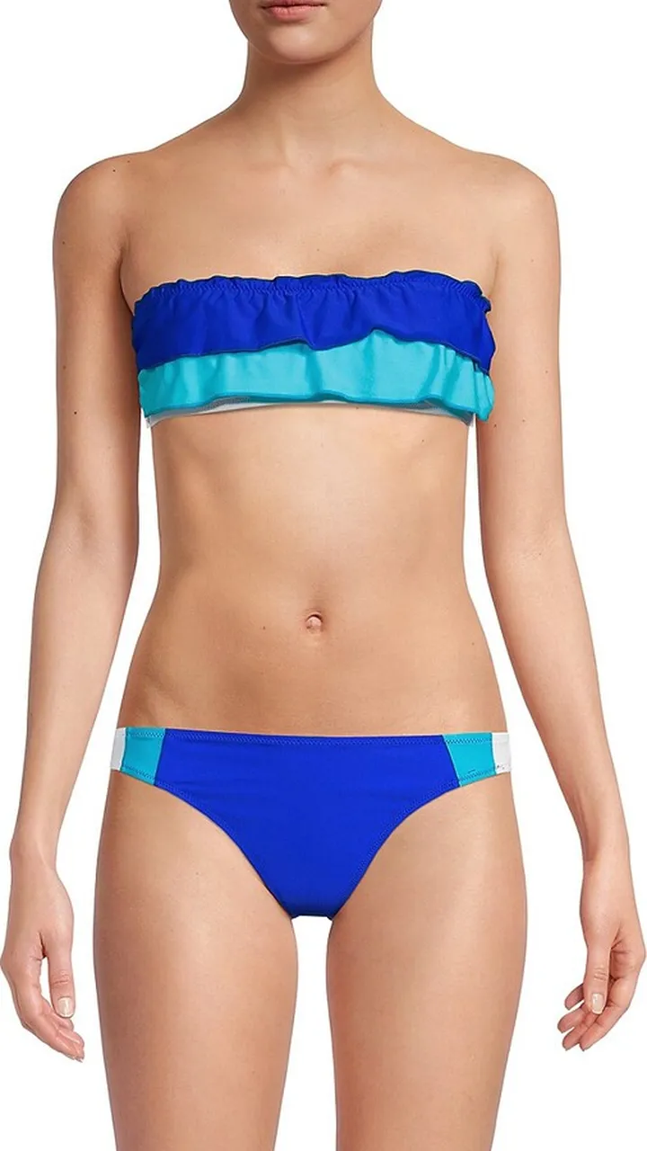 Kaia Ruffle Strapless Bikini Top