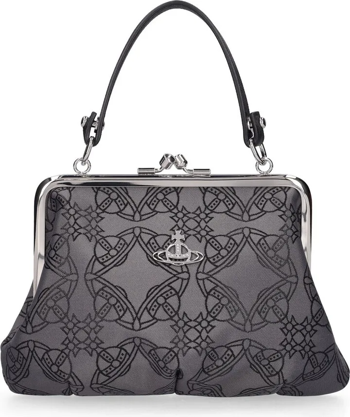 Granny frame jacquard bag