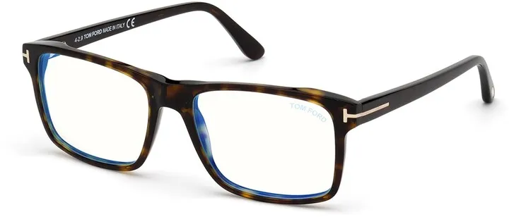 Men's FT5682-BM54 Blue Light Blocking Square Optical Glasses