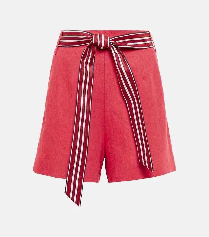 Trevor linen Bermuda shorts
