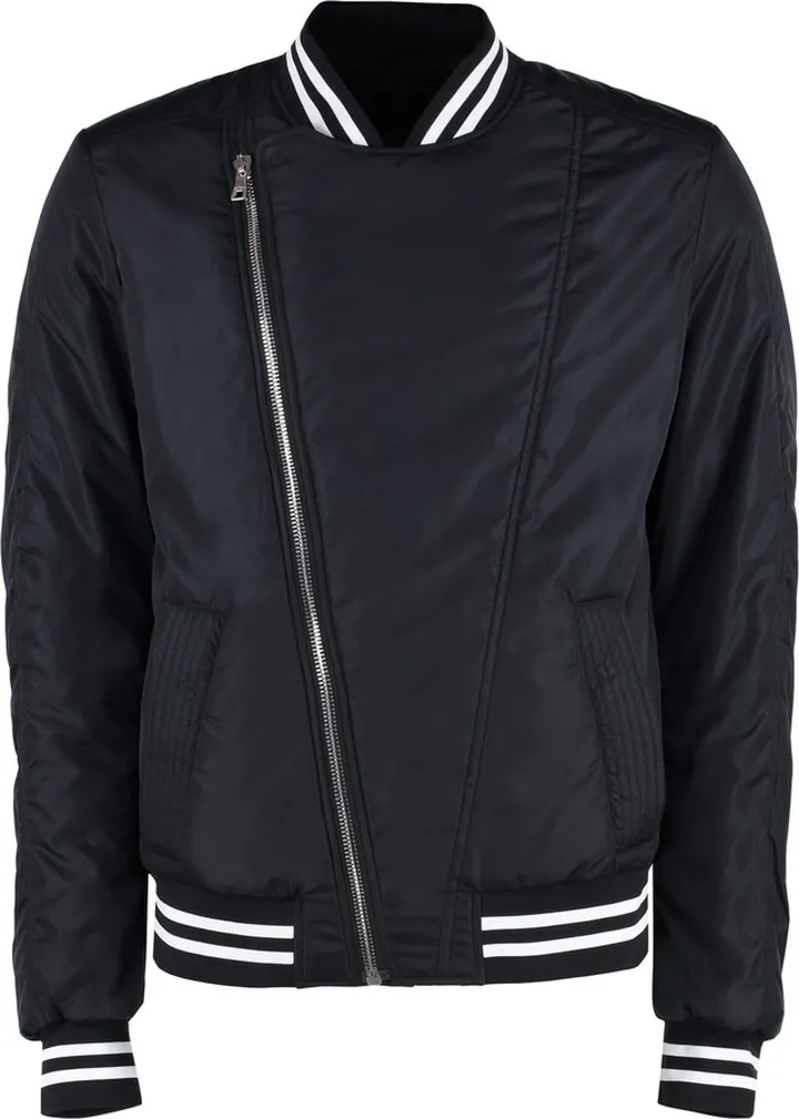 Techno Satin Bomber Jacket