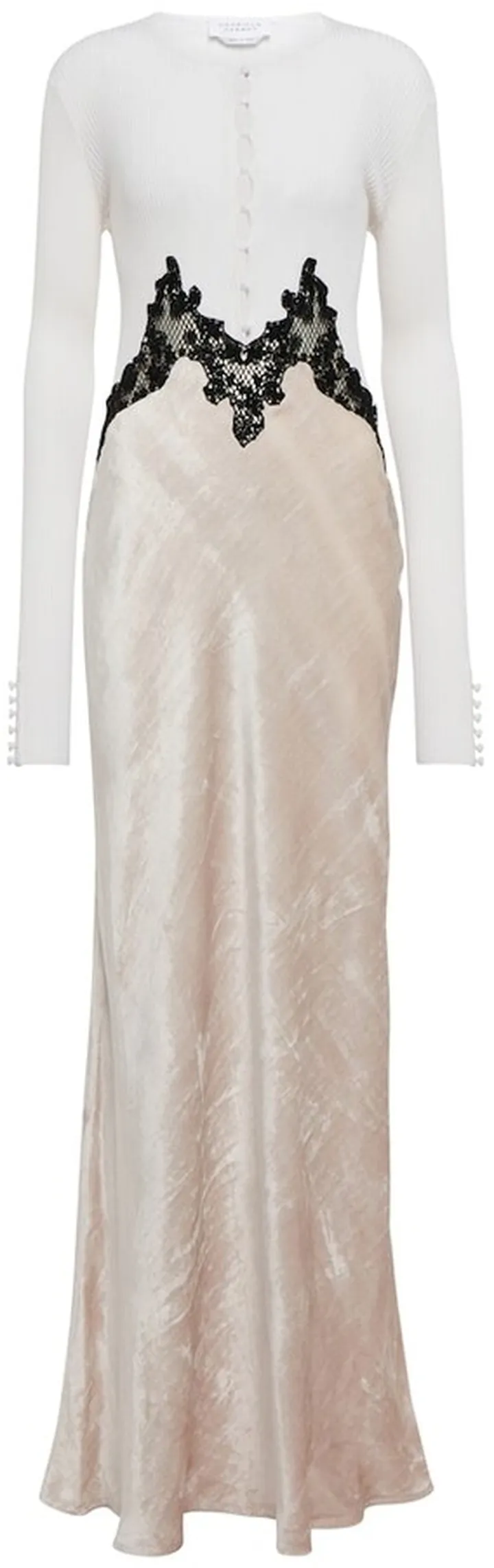 Abbey silk and cotton maxi dress