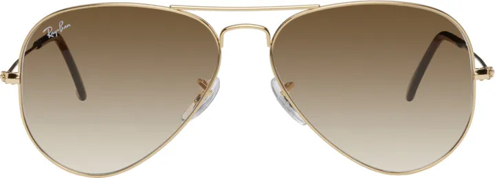 Ray-Ban Gold Aviator Classic Sunglasses