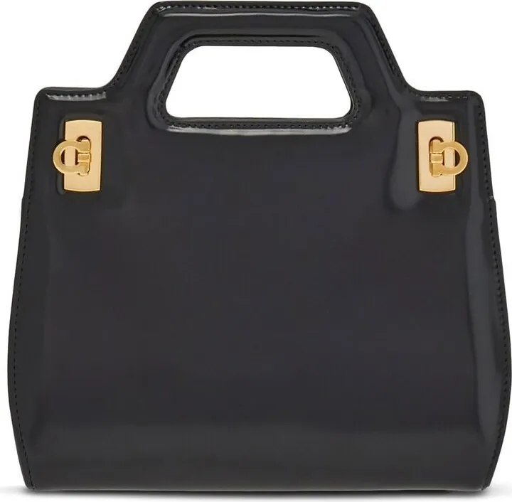 mini Wanda calf leather tote bag