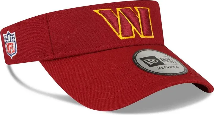 Men's New Era Burgundy Washington Commanders 2022 Sideline Adjustable Visor