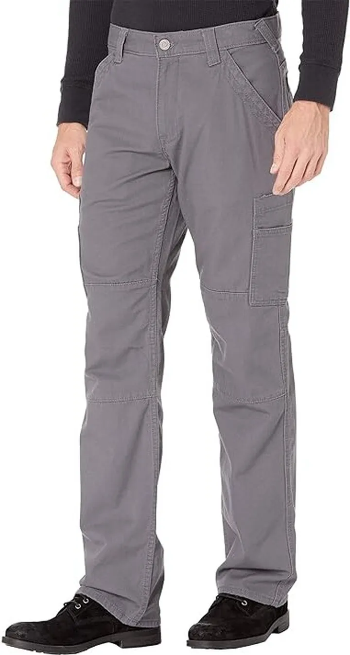 Ariat FR M5 Slim Duralight Stretch Canvas Straight Leg Pants (Iron Grey) Men's Clothing