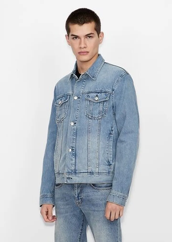 Icon logo denim jacket