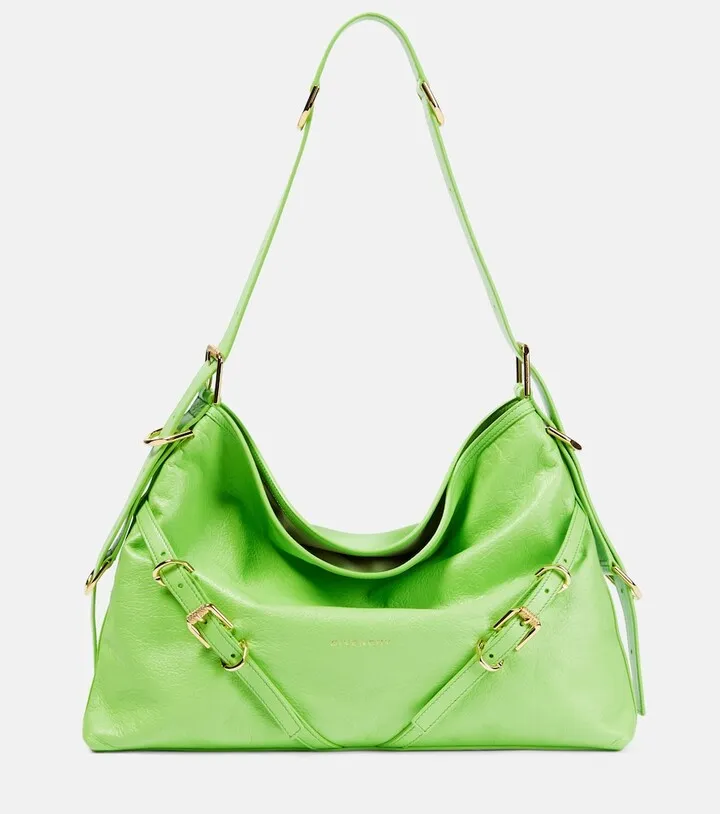 Voyou Medium leather shoulder bag