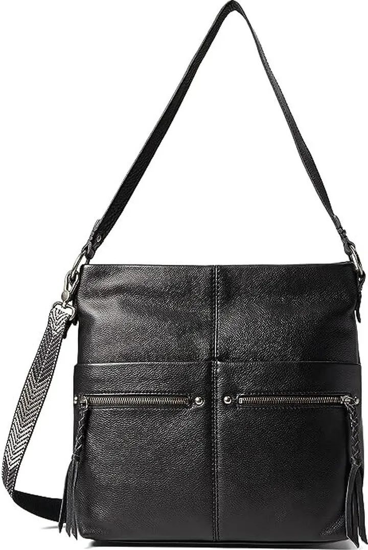 The Sak Ashland Bucket (Black Solid) Handbags