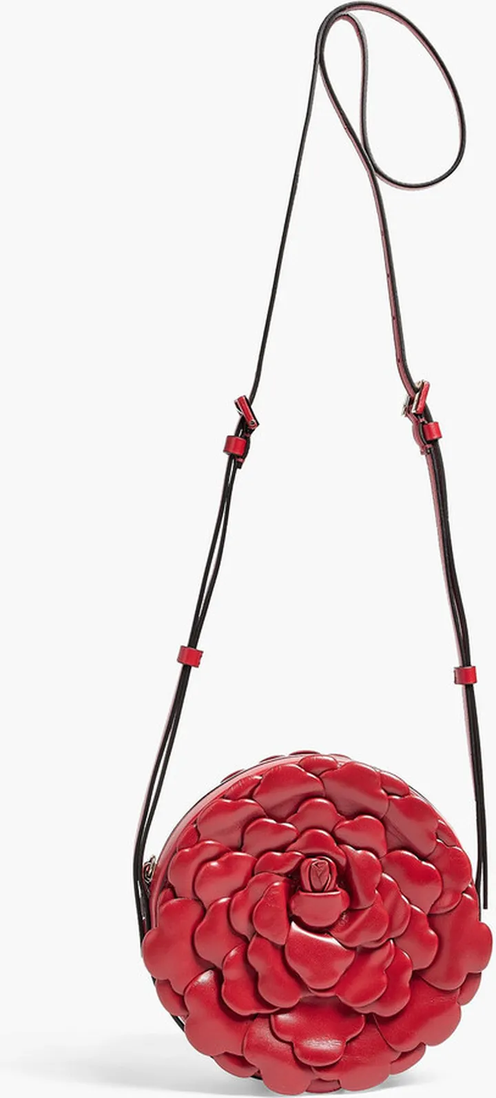 03 Rose Edition Atelier floral-appliquéd leather shoulder bag