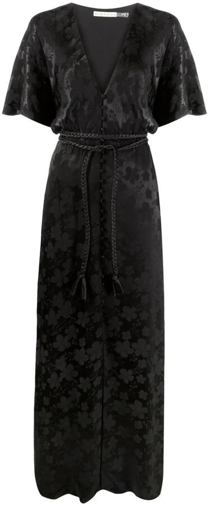 Floral-Print Long Dress