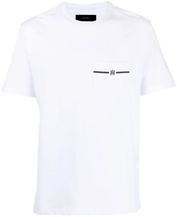 monogram chest pocket T-shirt