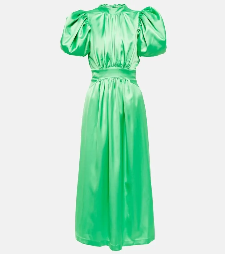 Noon satin midi dress