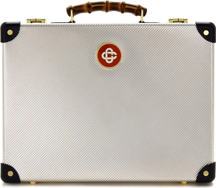 x GT Aluminium slim briefcase