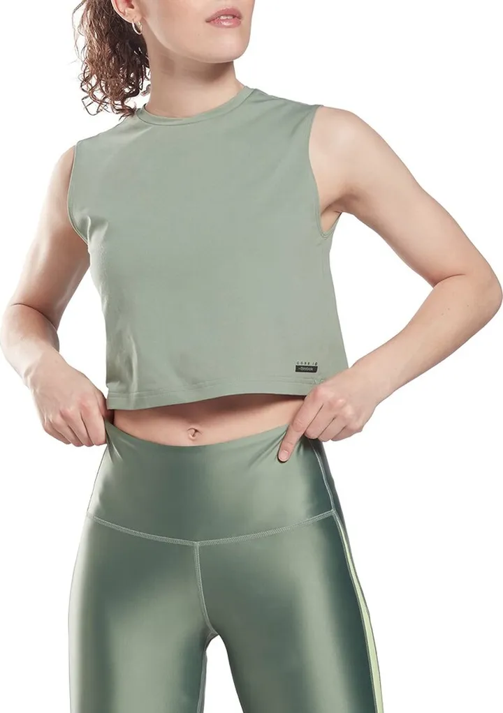 Core 10 by Reebok Women's Crop Muscle Tank