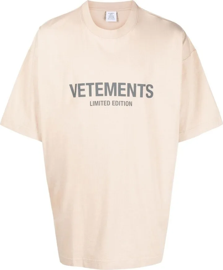 VETEMENTS- Cotton T-shirt