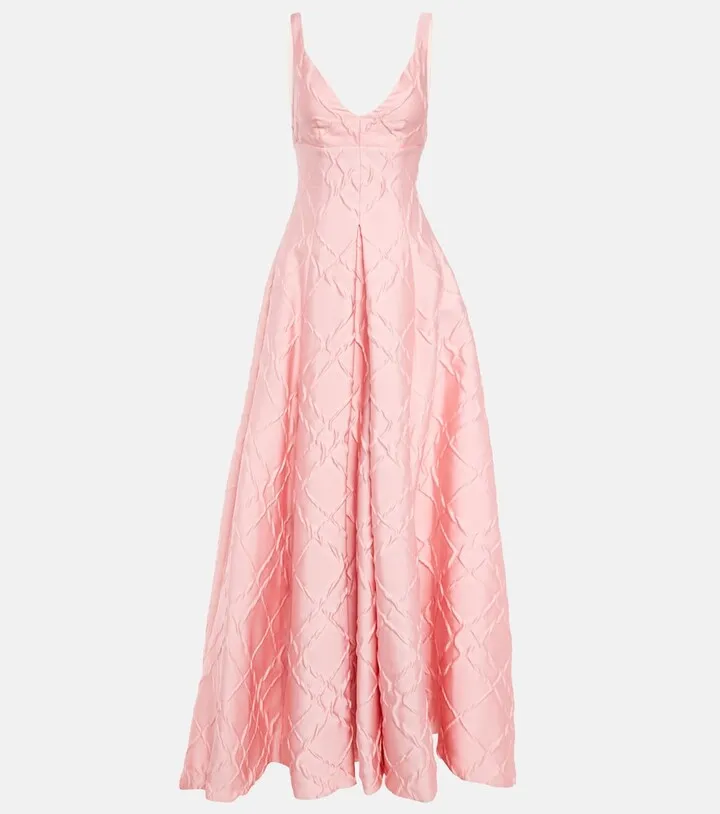 Merise jacquard gown