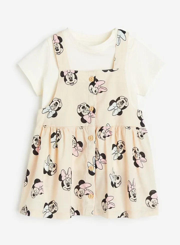 Kids 2 Piece T-Shirt And Dress Set