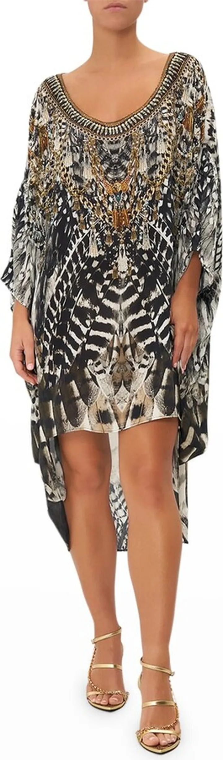 Scoop Back Hem Dress