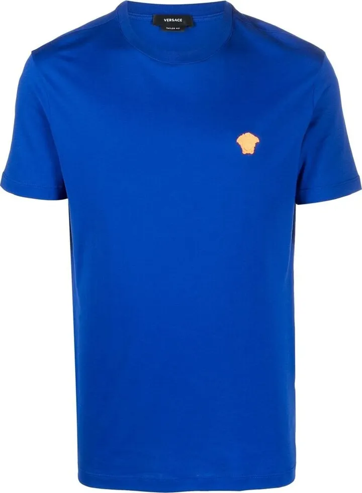 Medusa head embroidered T-shirt