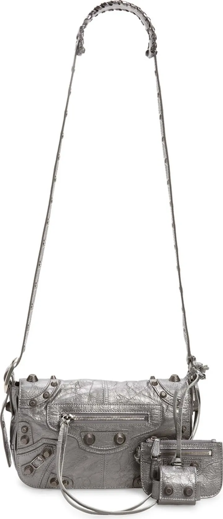 Le Cagole Leather Crossbody Bag