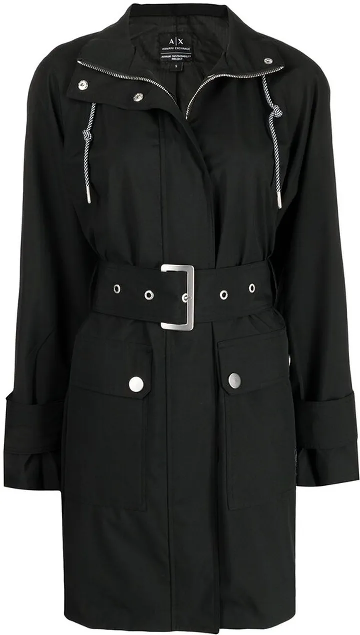 Belted Hybrid Trench Coat