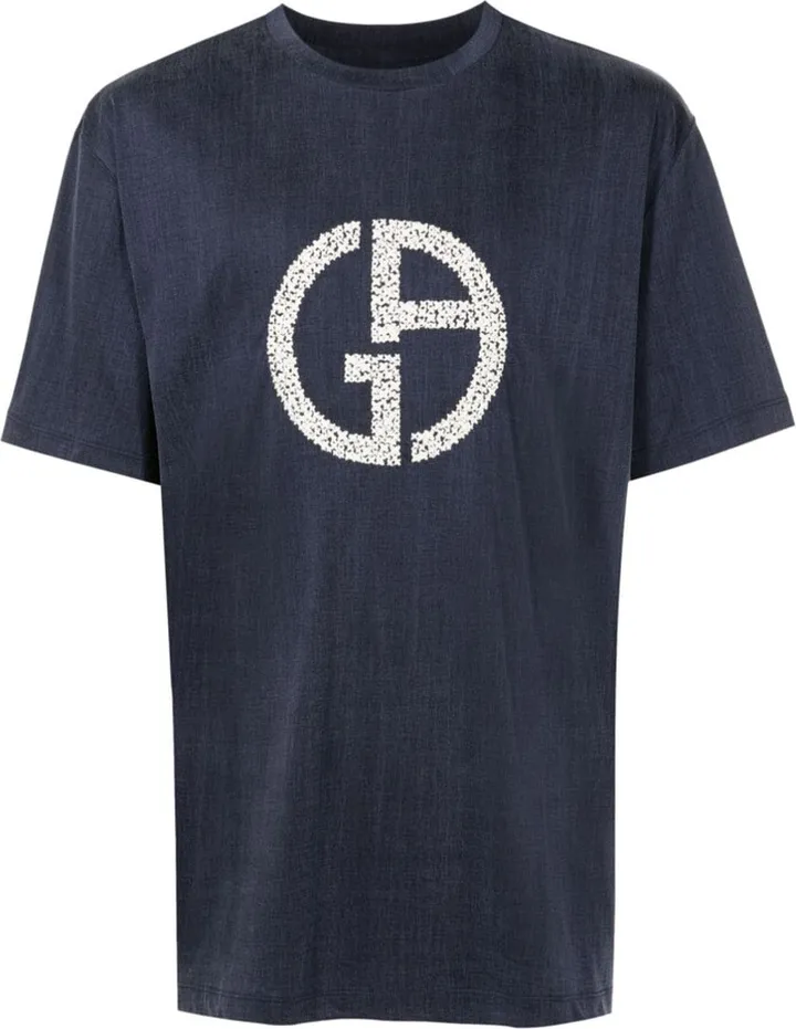 embroidered-logo crew-neck T-shirt