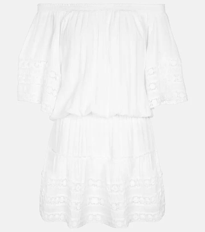 Michelle off-shoulder minidress