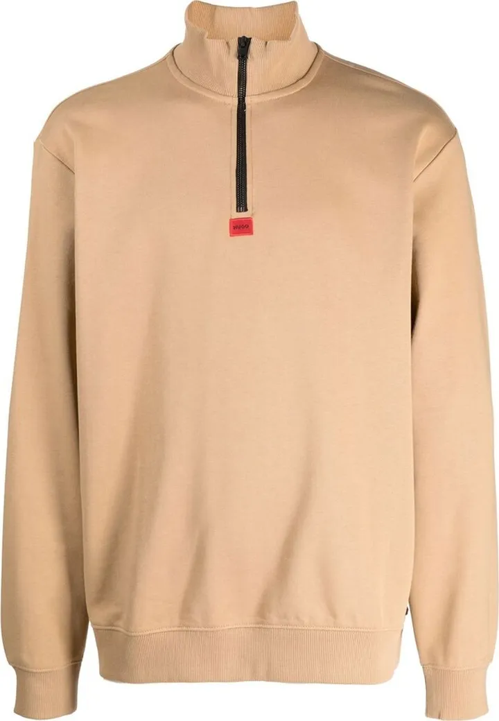 Half-Zip Cotton Pullover