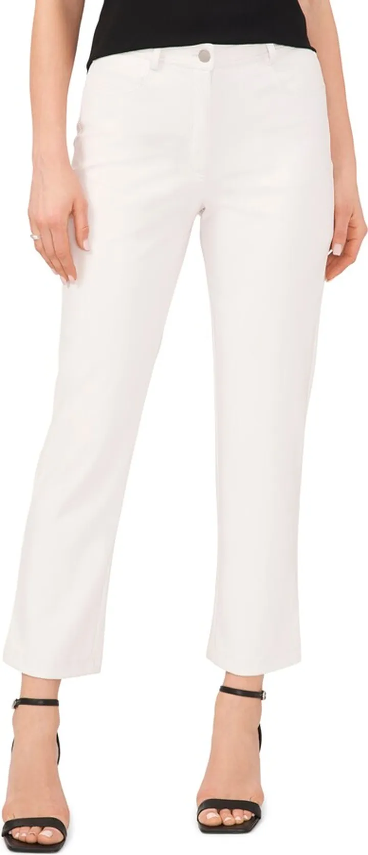 5-Pocket Faux Leather Pants
