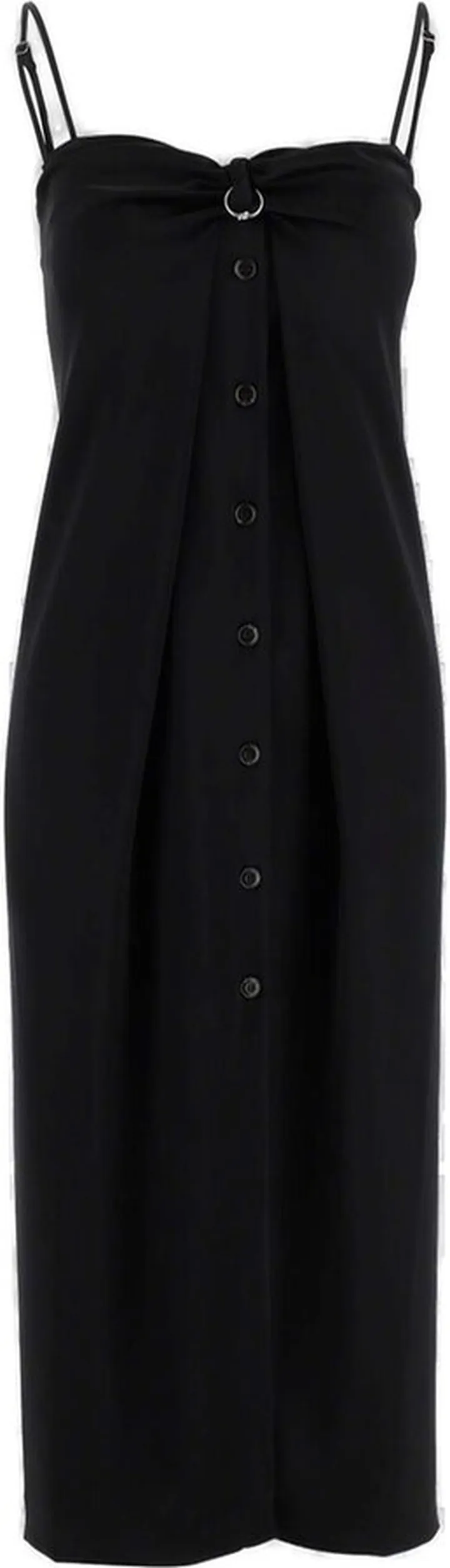 Nanushka Button Detailed Sleeveless Midi Dress