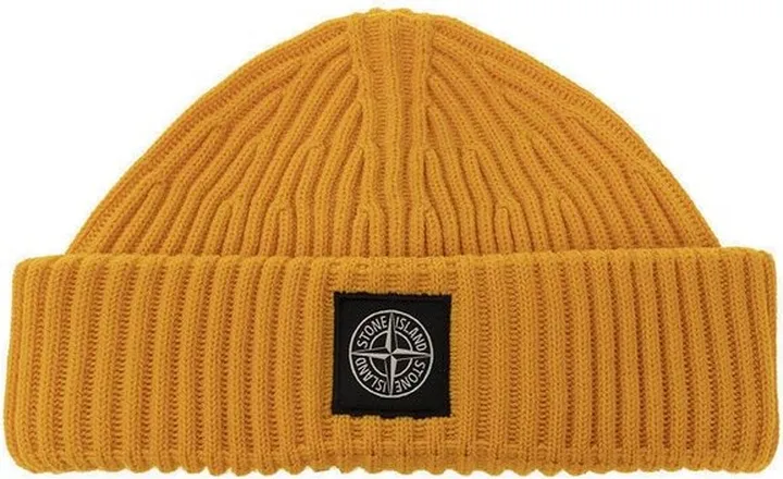 Stone Island Turn-Up Brim Knitted Beanie