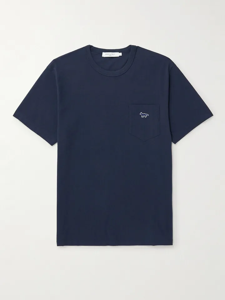 Logo-Appliquéd Cotton-Jersey T-Shirt