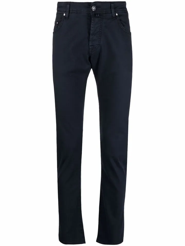 Low-Rise Skinny Trousers