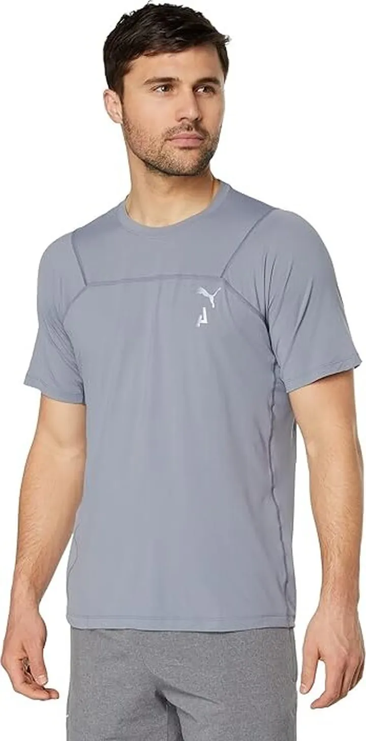 PUMA Seasons Cool Cell Tee (Gray Tile) Men's Clothing