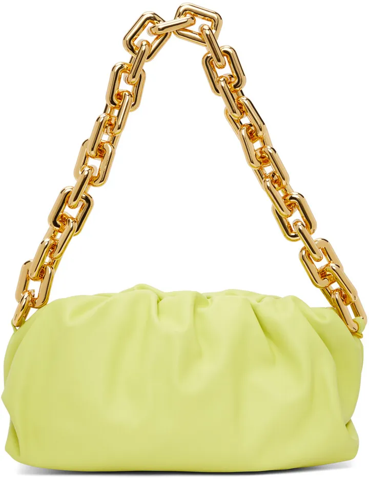 Bottega Veneta Green 'The Chain Pouch' Clutch
