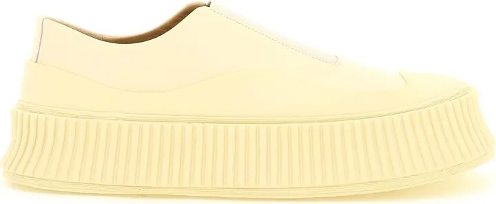 Leather Slip-on Sneakers