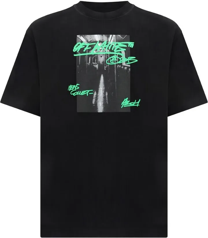 Off-White Logo Printed Crewneck T-Shirt