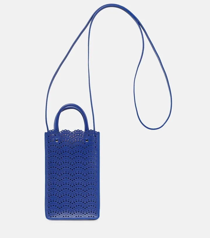 Garance leather phone pouch