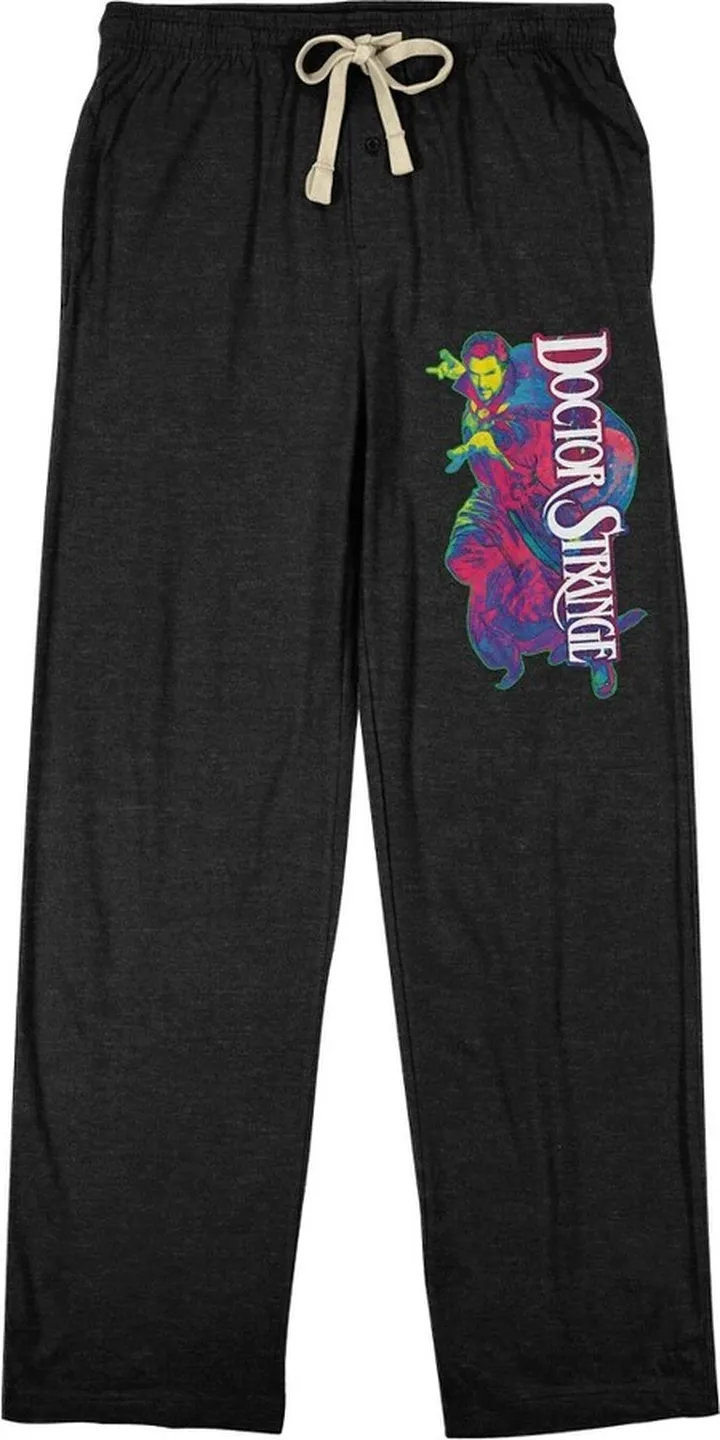 Marvel Multiverse Doctor Strange Men’s Black Pajama Pants-XXL