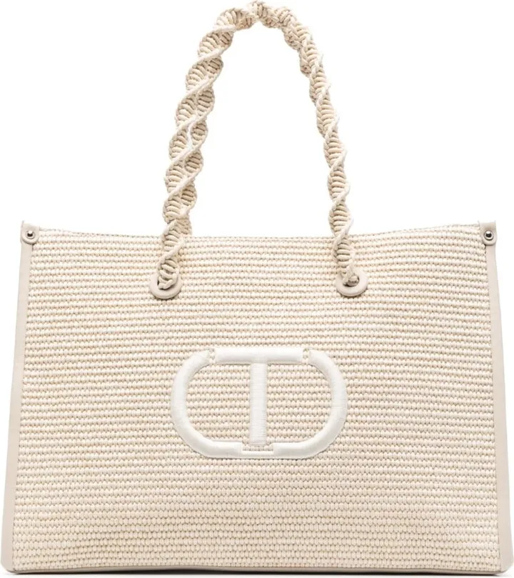 Logo-Patch Tote Bag