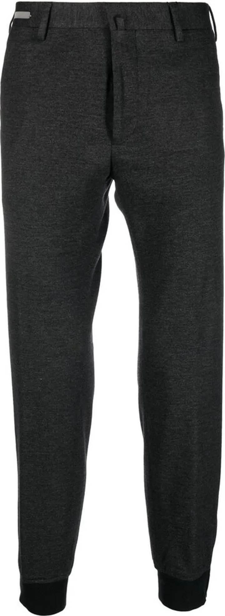 Tapered-Leg Tailored Trousers