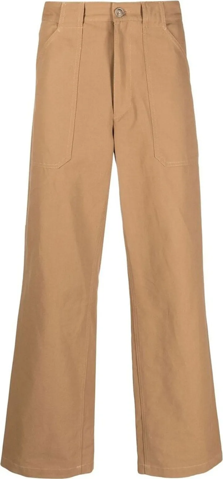 Sidney straight-leg cotton trousers