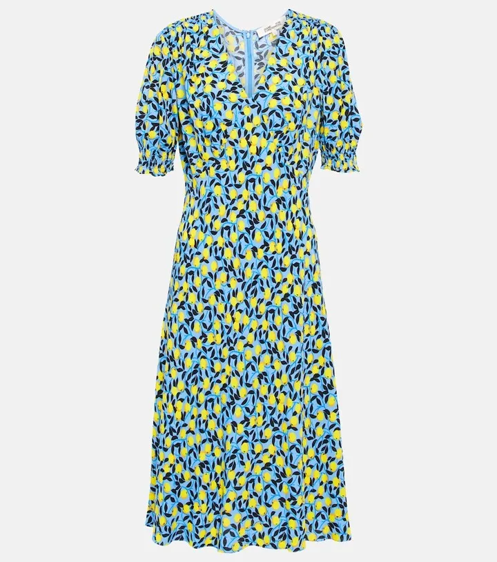 Jemma printed wrap dress